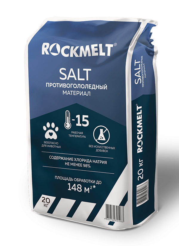 Противогололедный материал ROCKMELT SALT